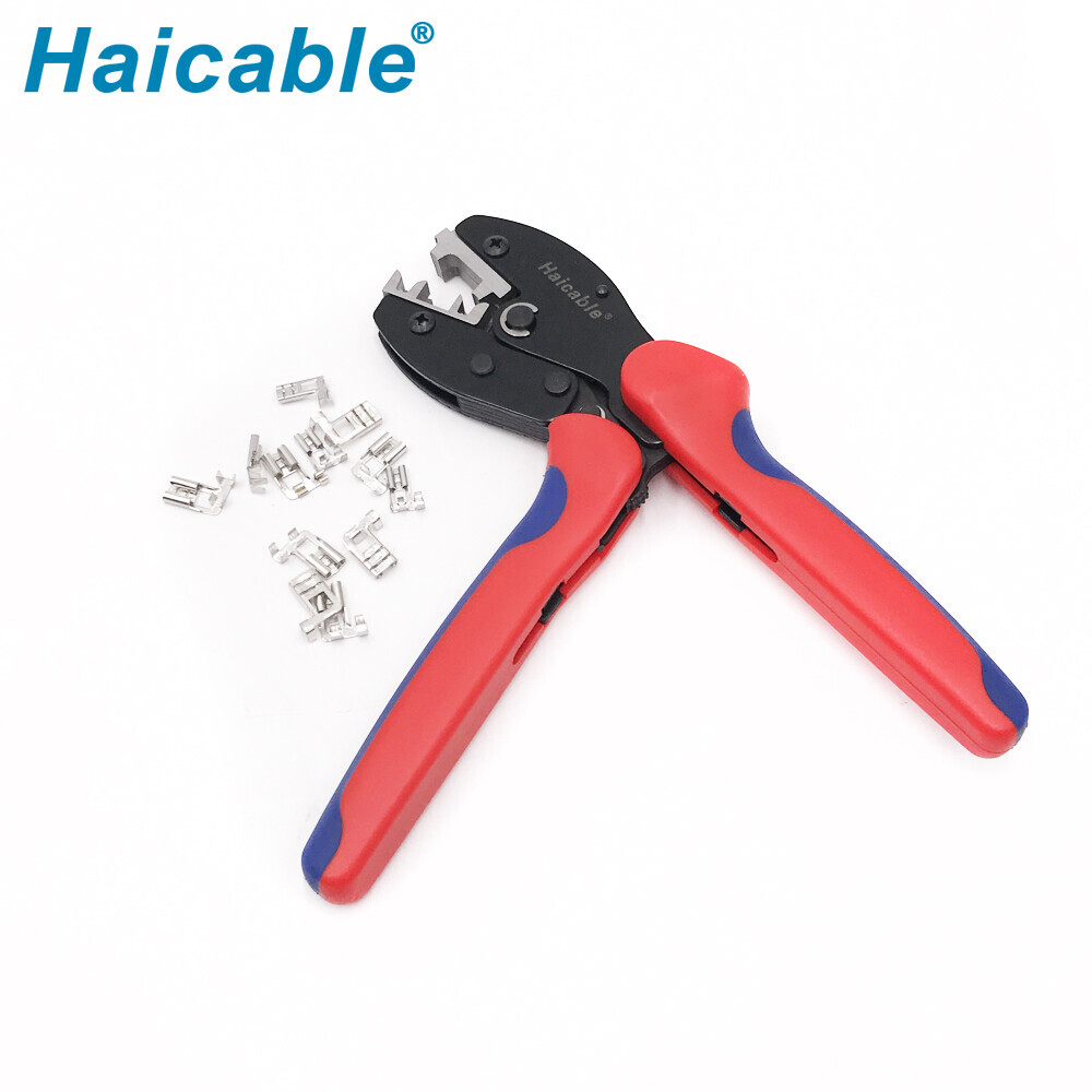 Outils de sertissage pour cosses plates non isolées à 90° LY-0506FL