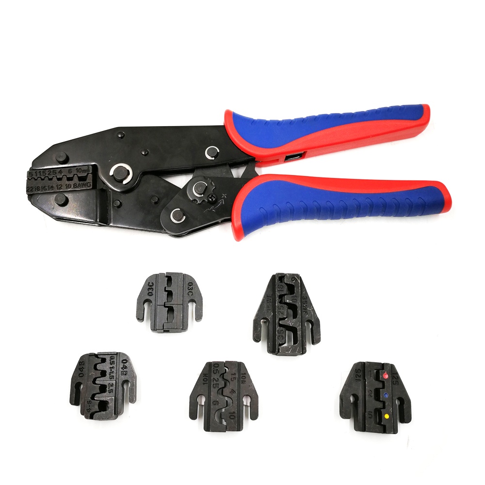 Jeu d'outils de sertissage KIT-03C avec matrices interchangeables