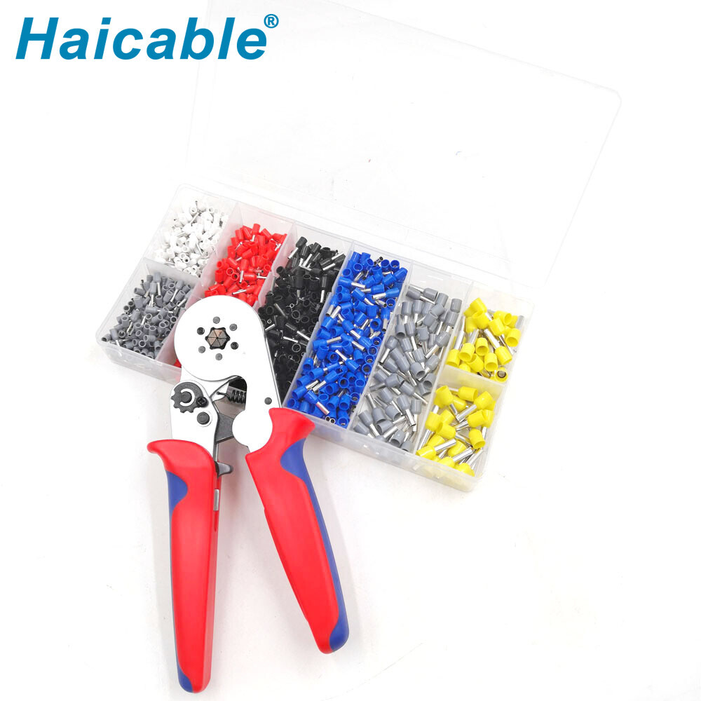 Juegos de herramientas de crimpado de terminales KIT6-1200E