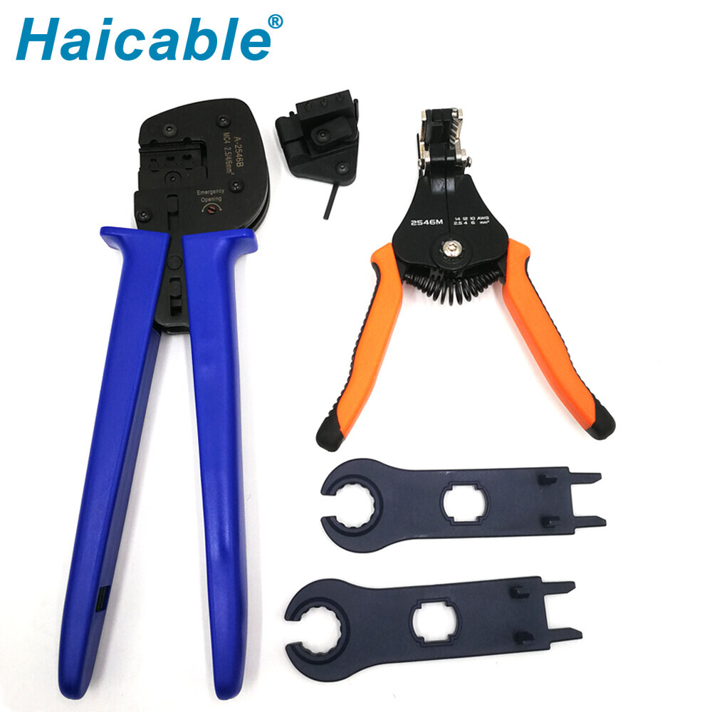 Juegos de herramientas de crimpado solar A2546B-D