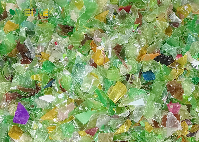 PCR PET Mixed color Flakes