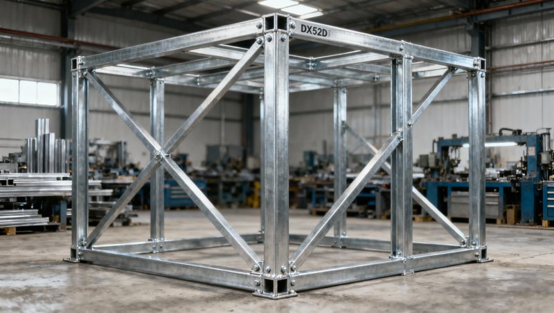 Can DX52D galvanized pipe support light structural frames Can DX52D galvanized pipe support light structural frames
