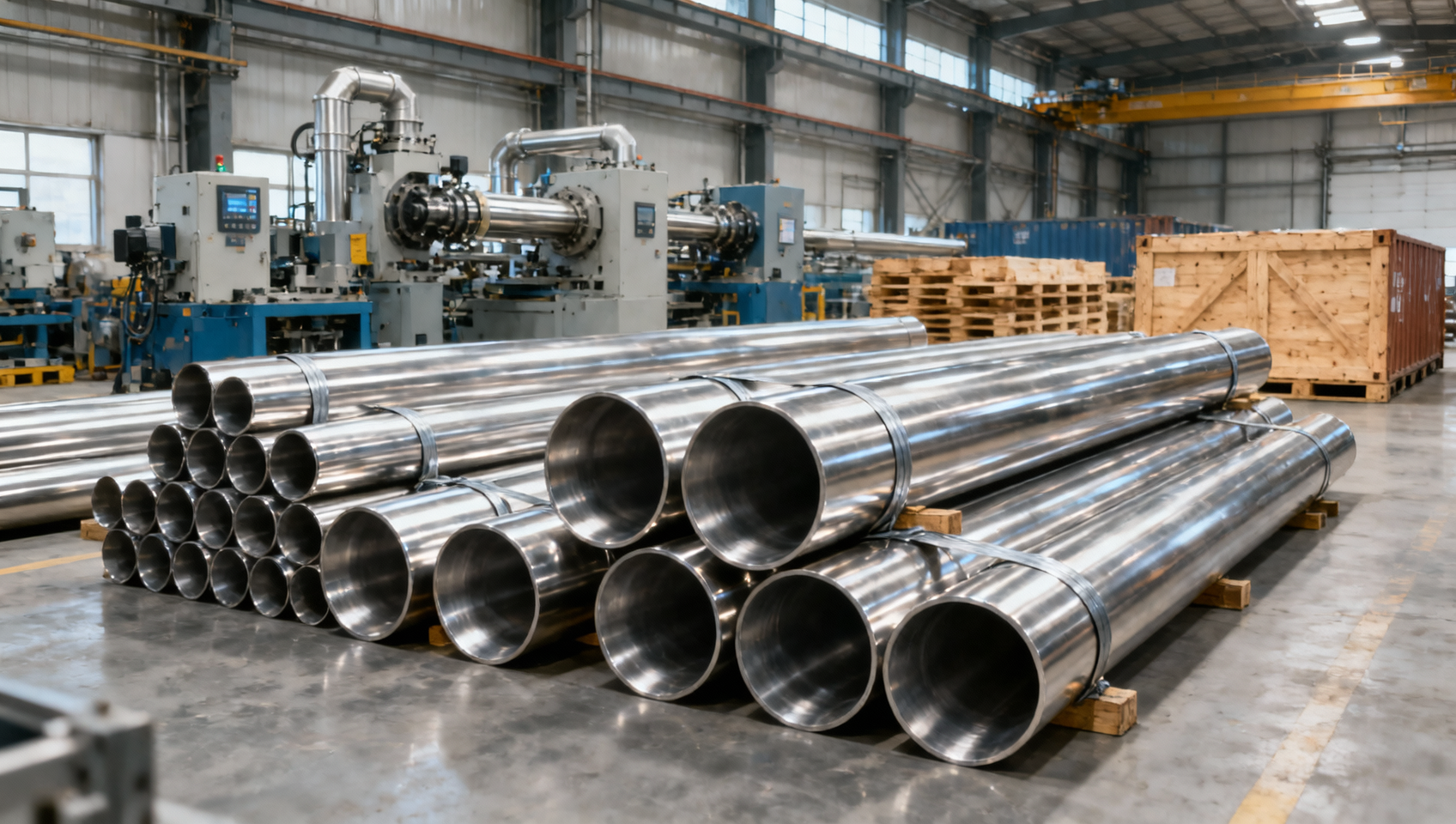What lead-time factors affect orders for industrial stainless steel tubing?