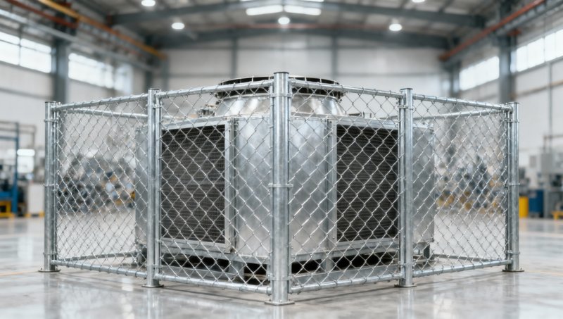 Where does galvanized expanded metal sheet improve airflow and security?