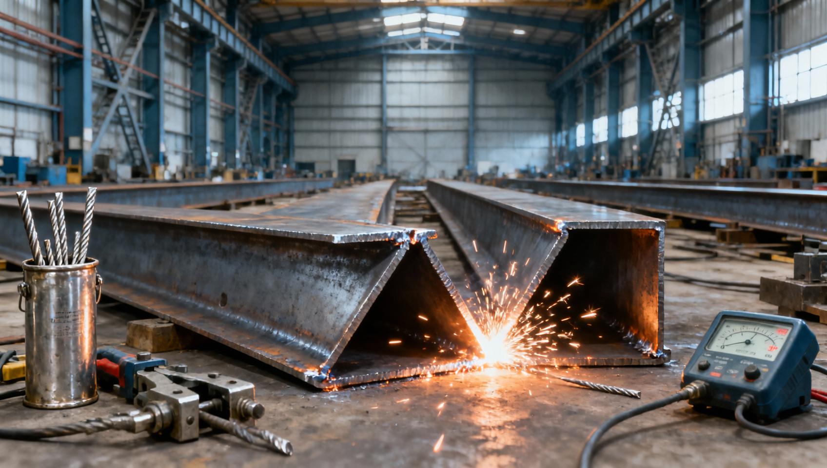 How do structural steel grades affect weldability on site?