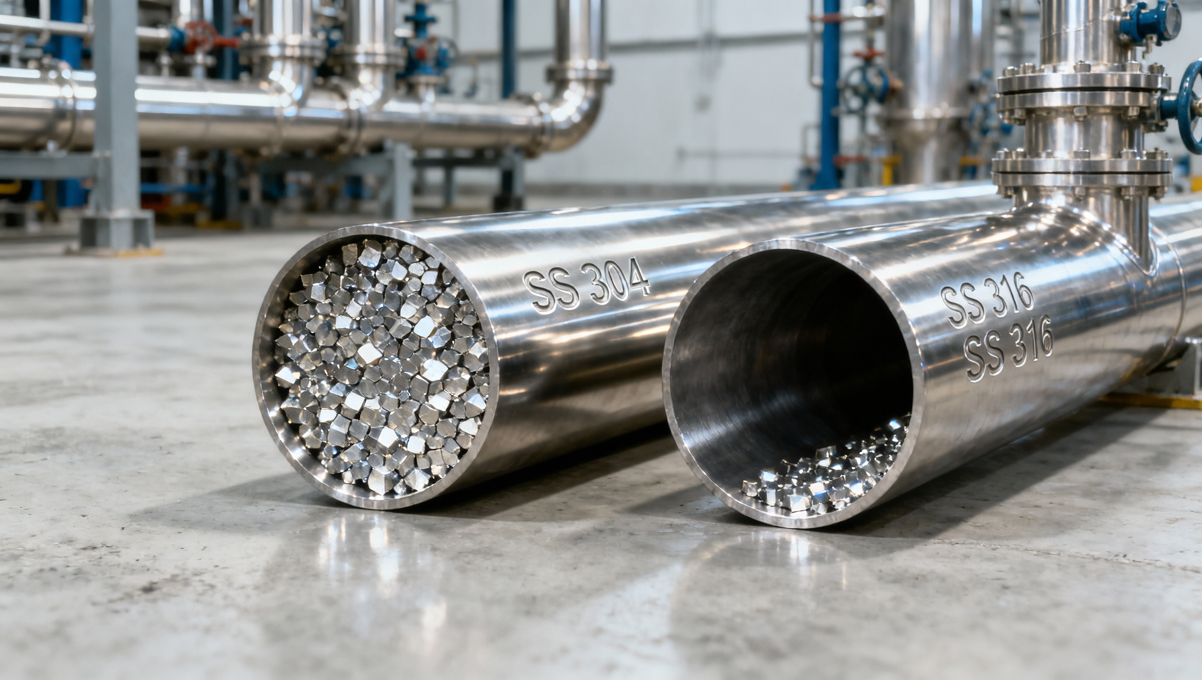SS 304 Pipe vs SS 316 Pipe: Which Stainless Steel Grade Suits Your Chemical Processing Line?