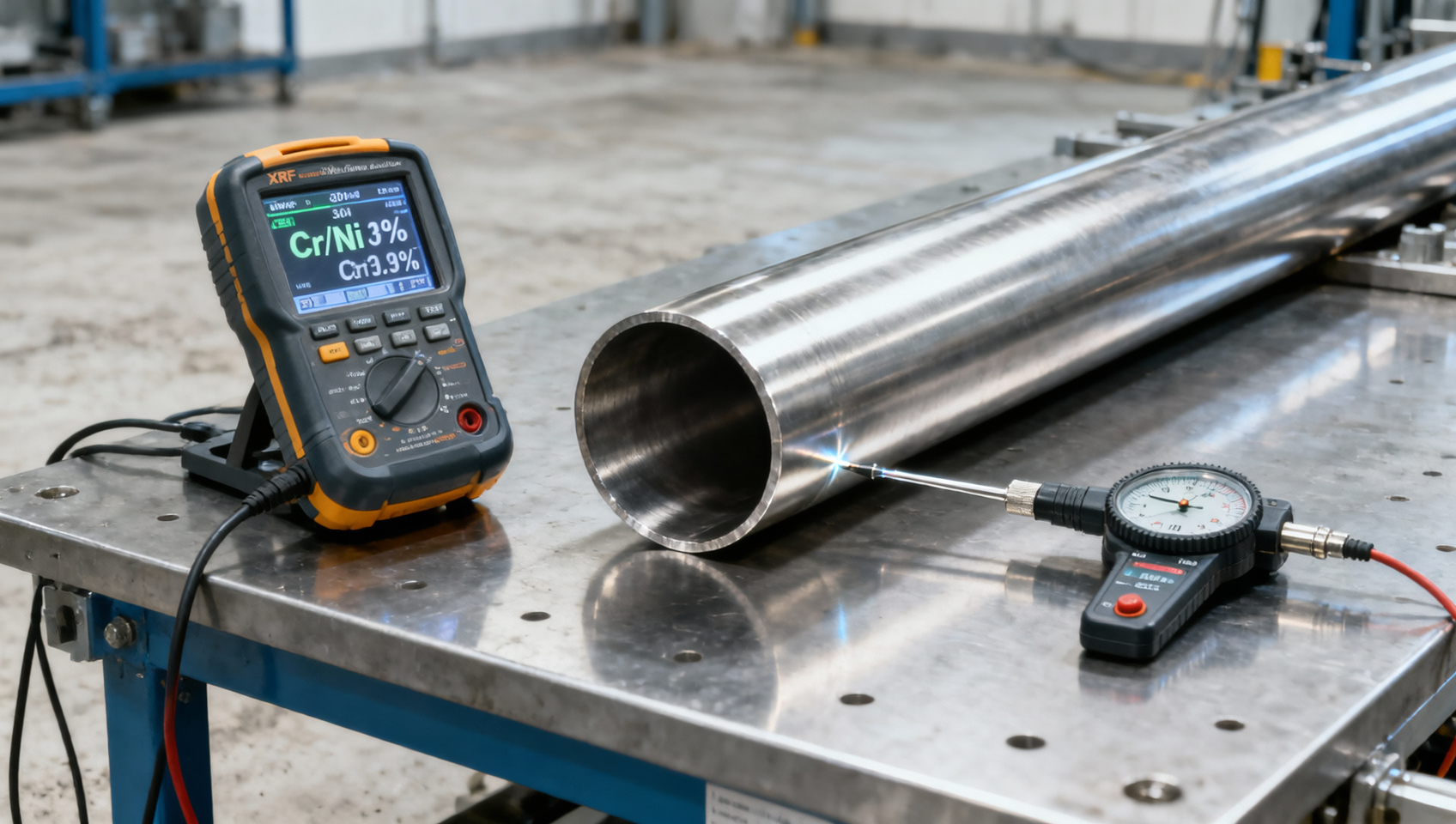 How to Identify Counterfeit 304 Stainless Steel Pipe Using Portable XRF and Magnetic Permeability Testing