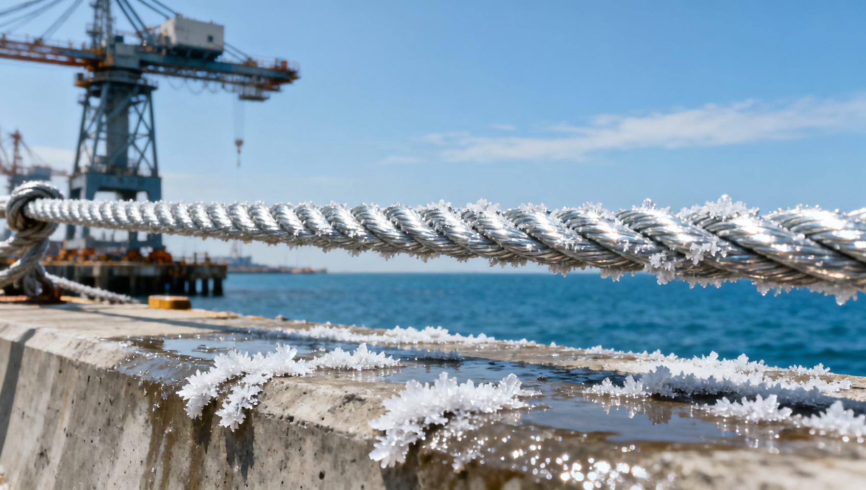 How hot-dipped galvanized steel wire rope performs in coastal infrastructure projects