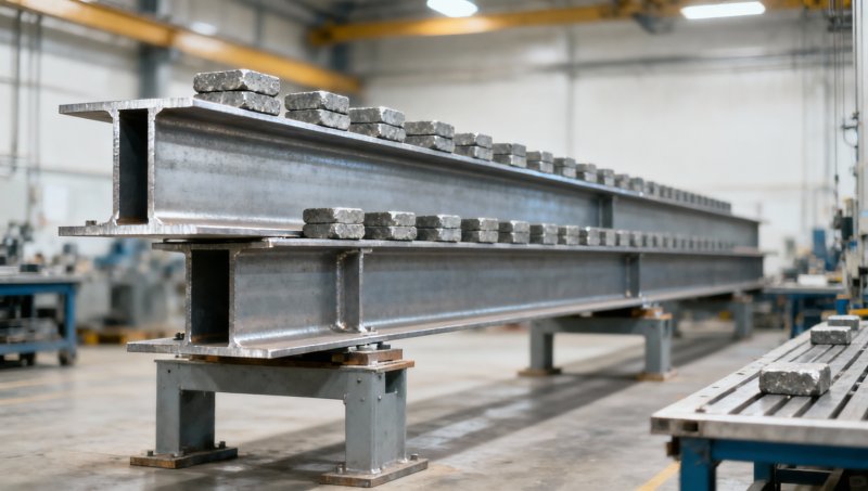 How span affects a 12-inch I-beam load capacity chart