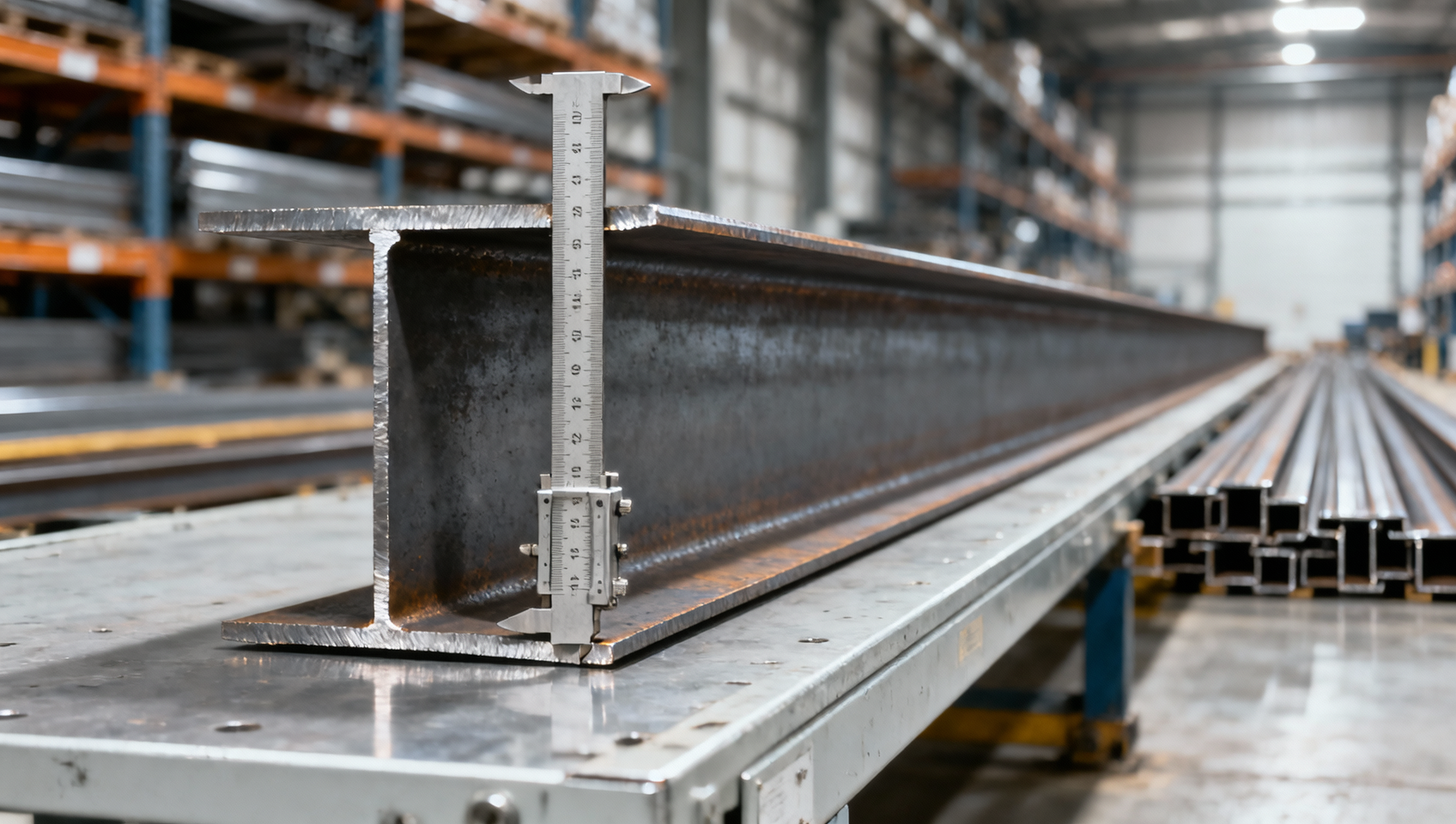 How to read 12-inch I-beam weight per foot in a W designation