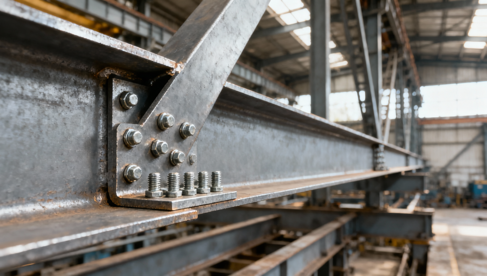 How connection eccentricity affects angle steel bracing components