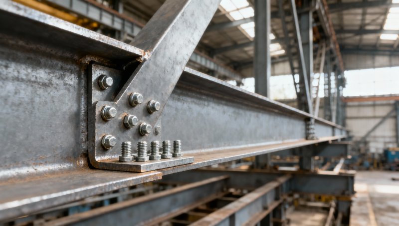 How connection eccentricity affects angle steel bracing components
