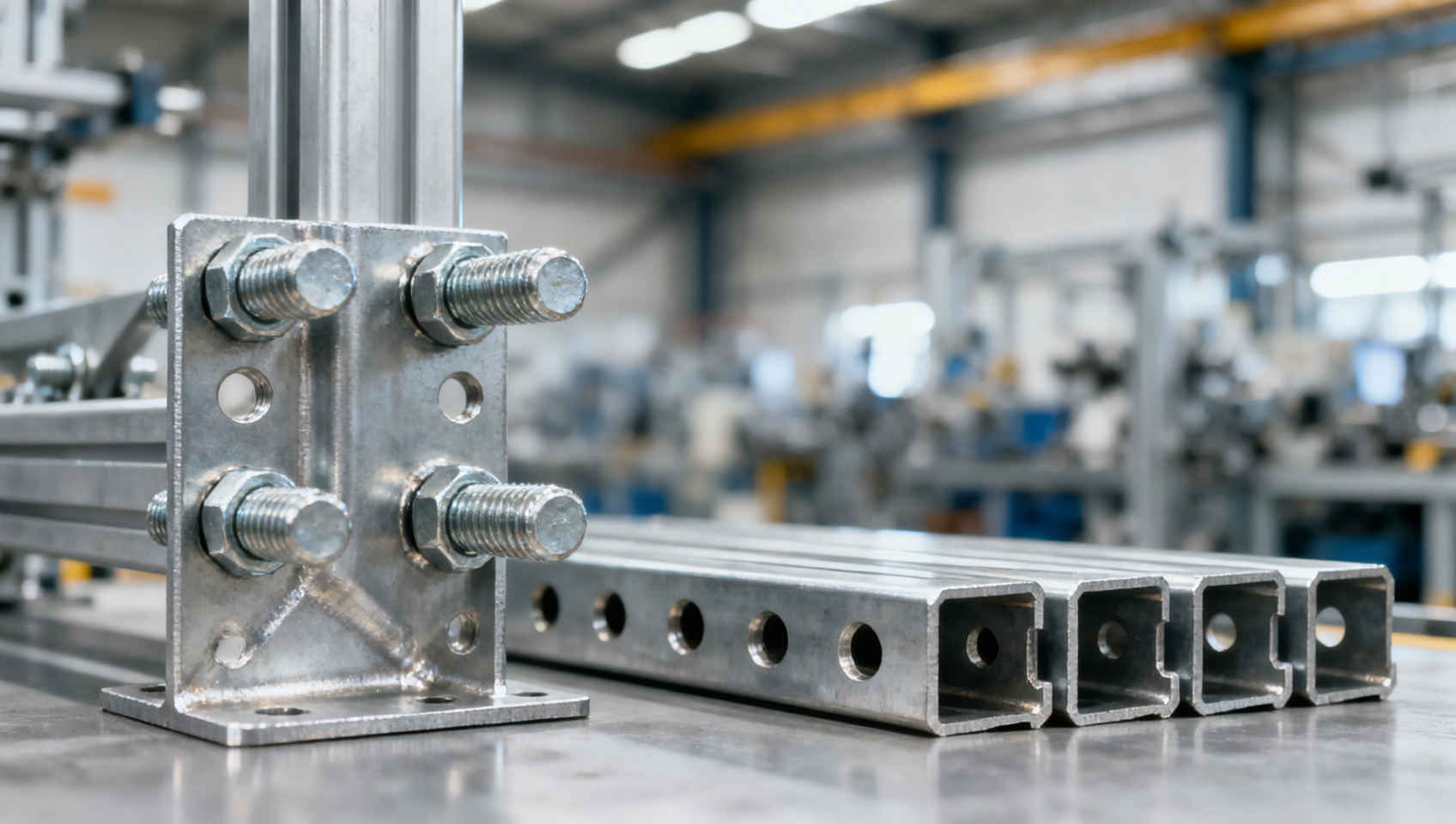 When angle iron with pre-drilled holes cuts assembly labor costs
