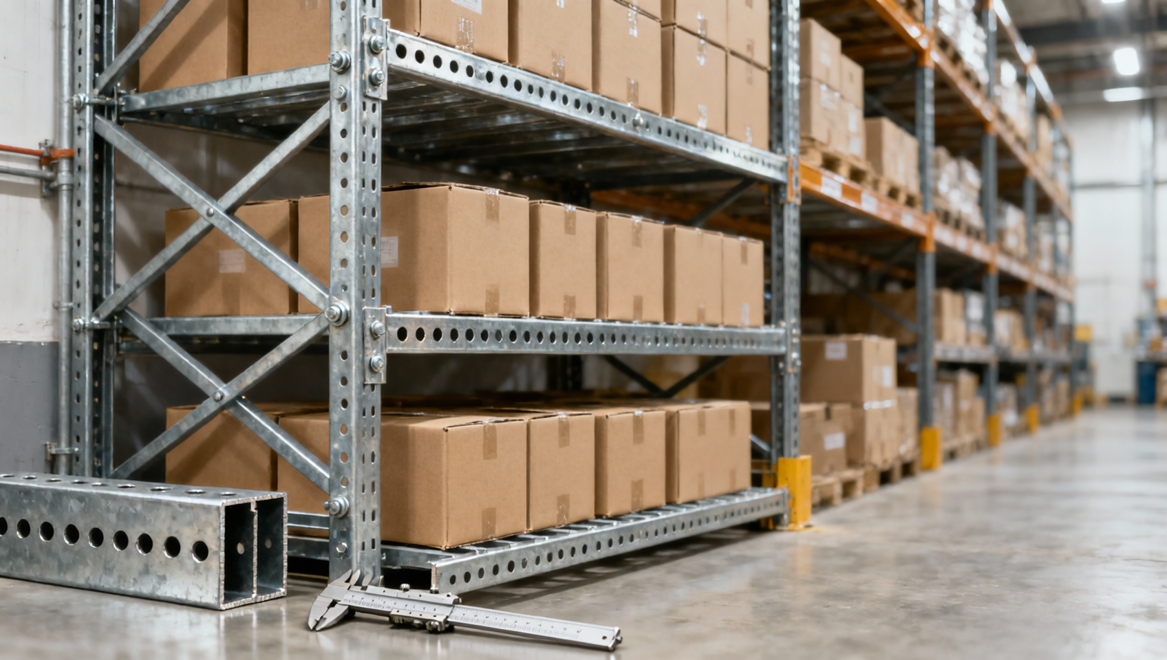 How to size perforated steel angles for adjustable shelving