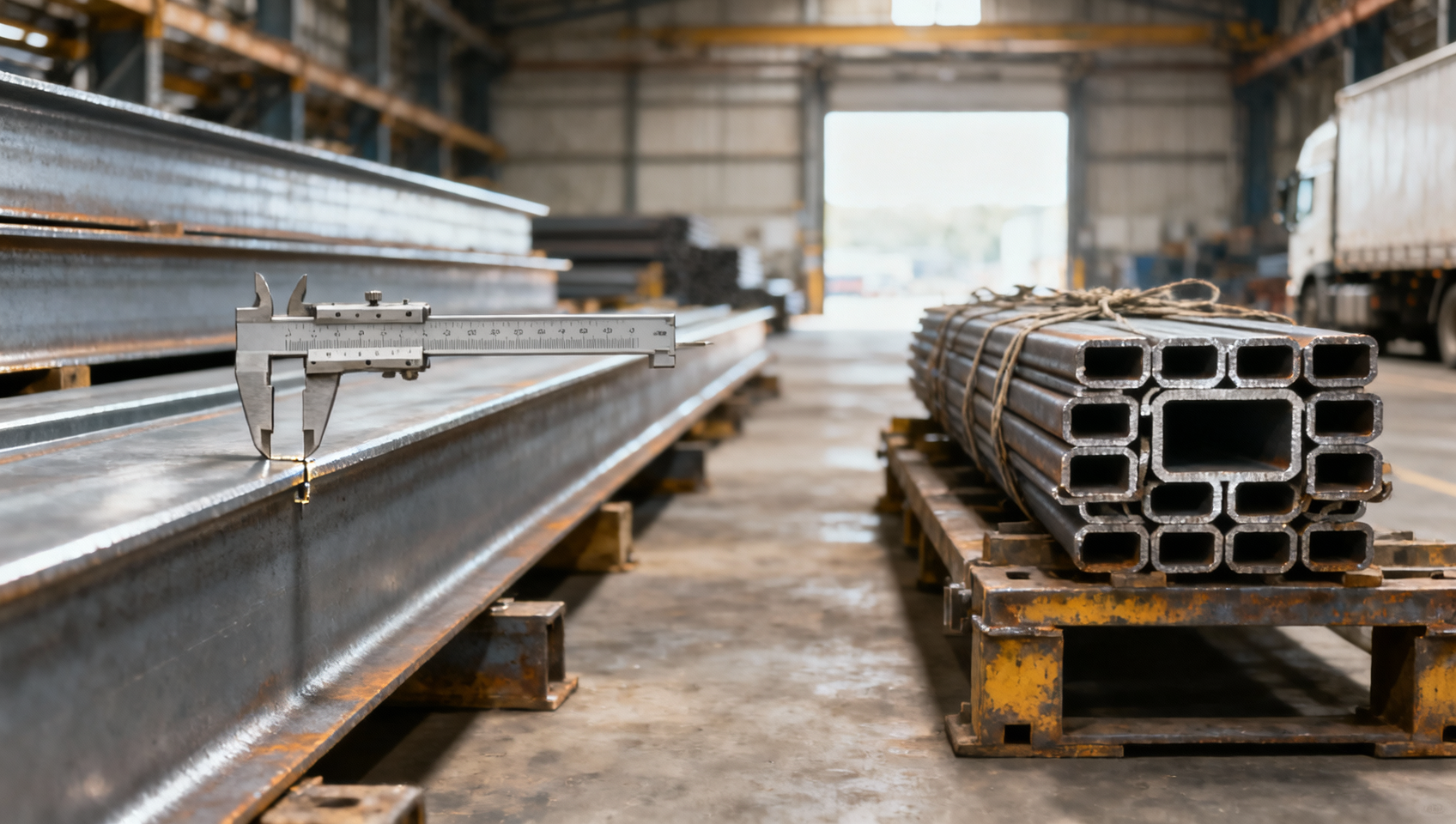 Using 250 mm I-beam weight per meter to compare delivered costs