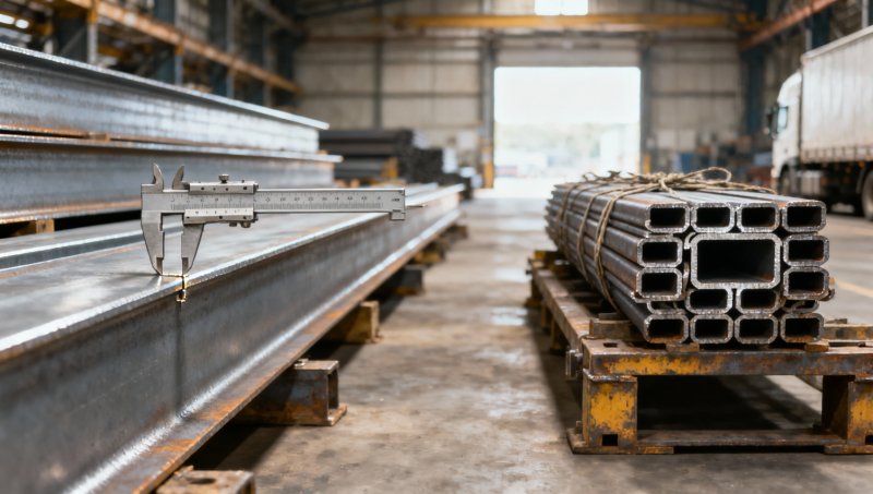 Using 250 mm I-beam weight per meter to compare delivered costs
