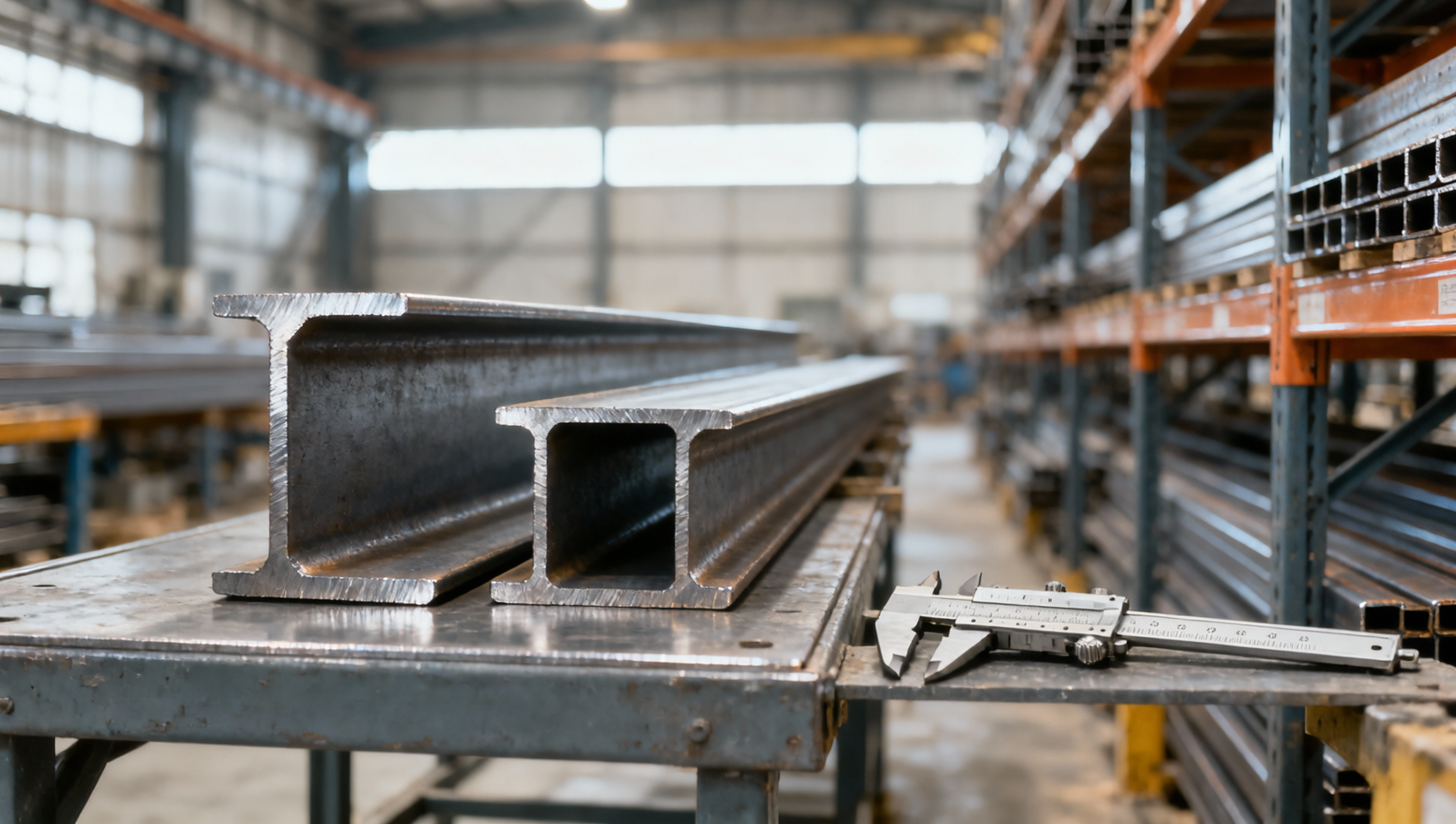 Why a 200 mm I-beam's weight alone cannot establish load capacity