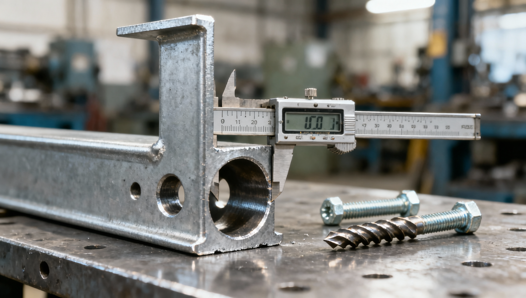 Can you enlarge pre-drilled holes in angle iron without weakening it?