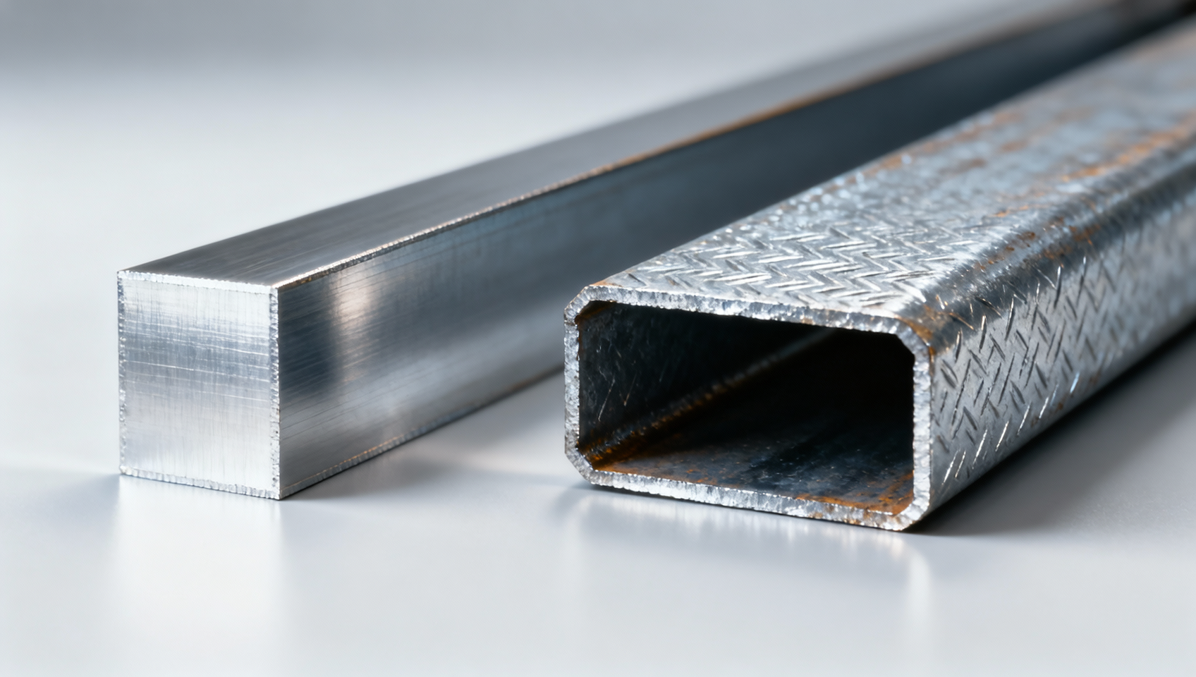 How does acero pregalvanizado differ from hot-dip galvanized steel in terms of coating adhesion strength?