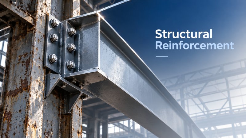 Reinforcing Existing Structures with Additional Steel Beams