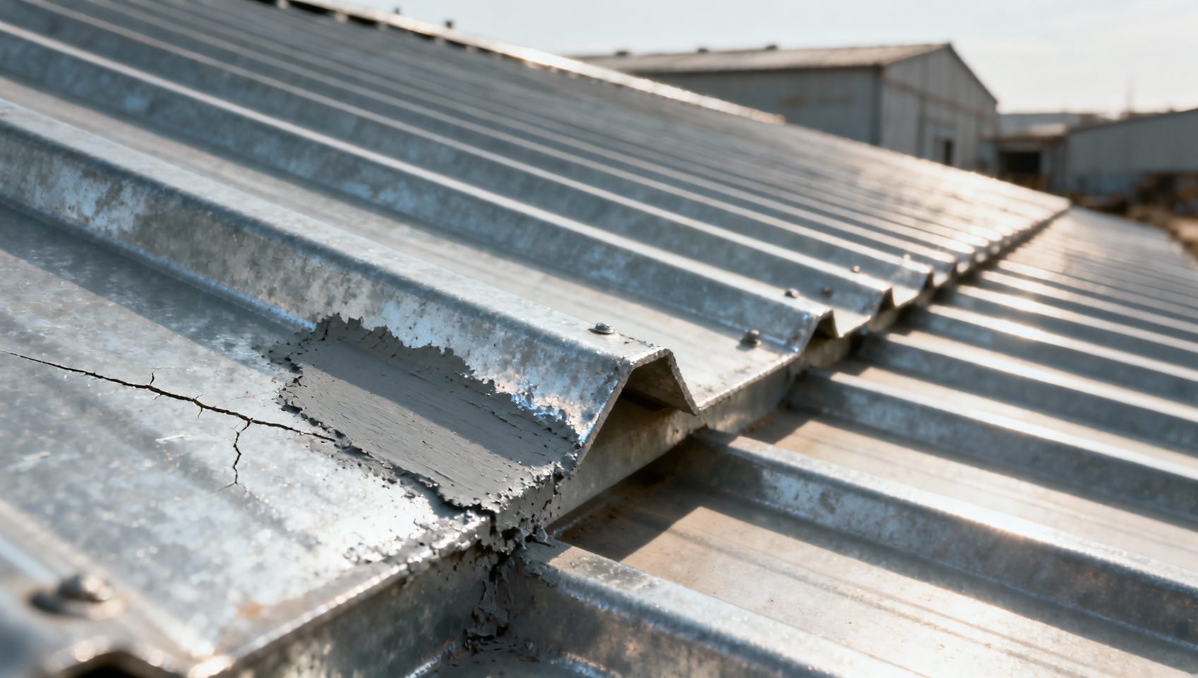 How to repair scratches on galvanized steel roofing panels