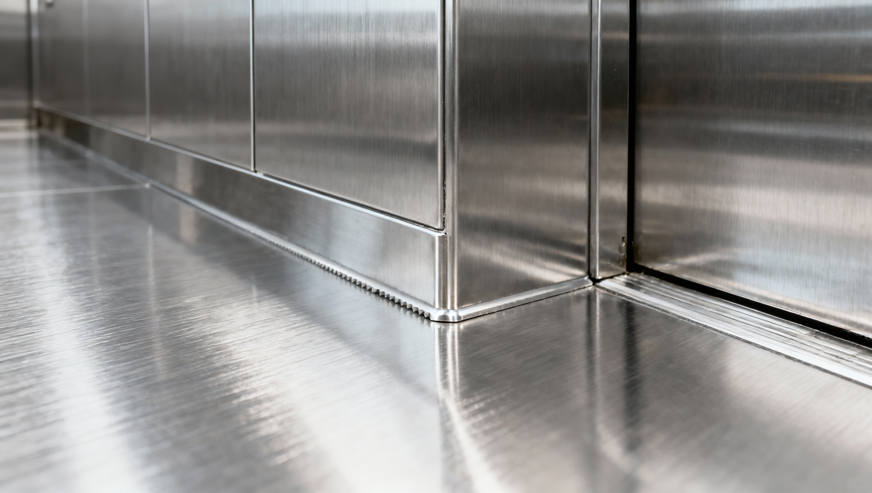 What surface finish grades of stainless steel embossed plate for elevator decoration meet EN 81-70 accessibility standards