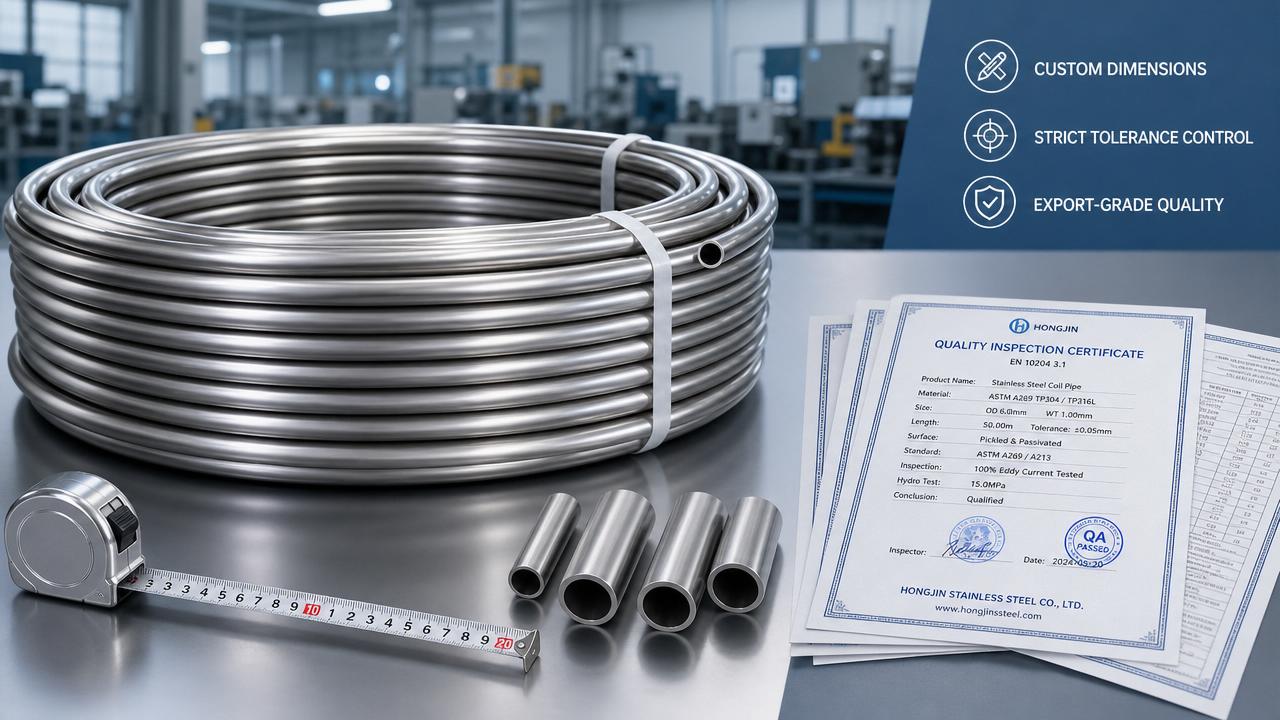 How We Customize Stainless Steel Tube Coil for Projects