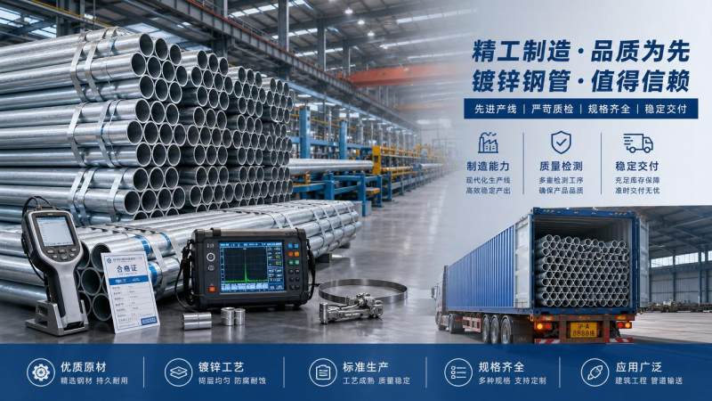 How to spot a reliable galvanized steel pipe manufacturer How to spot a reliable galvanized steel pipe manufacturer