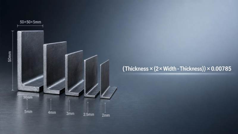 Steel Angle Iron: Weight Calculation Guide Steel Angle Iron: Weight Calculation Guide