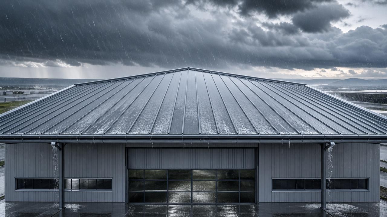 How steel roofing performs in wind and rain