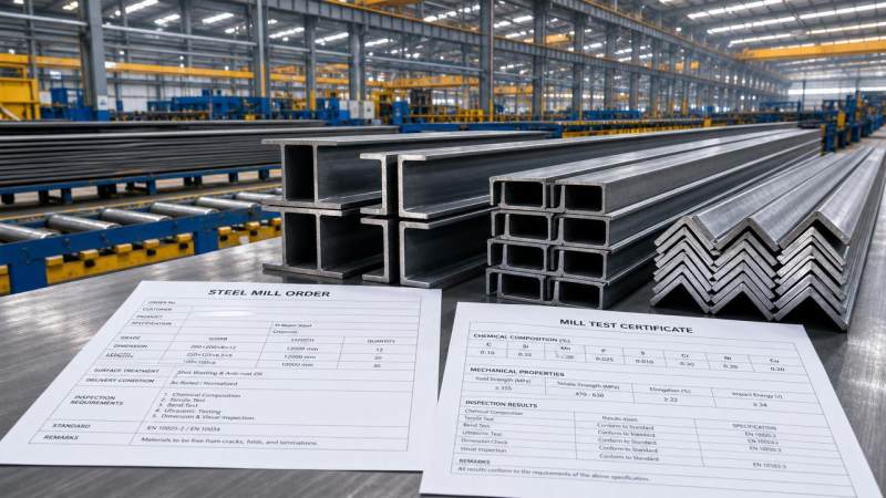 What mill order meaning tells you before production