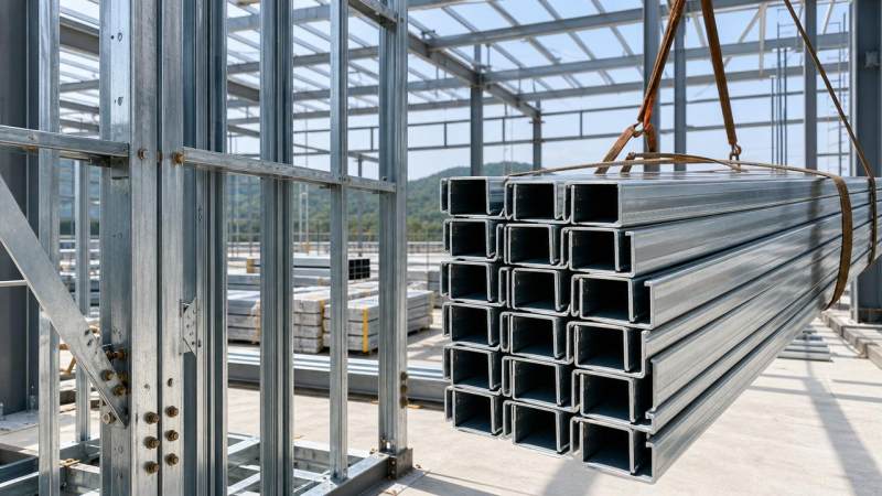 How cold formed steel channel reduces installation weight