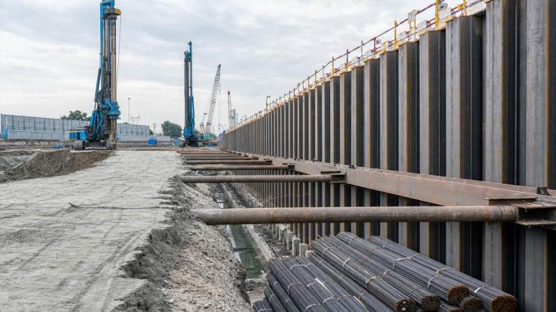 How steel sheet piles for retaining walls cut site risk How steel sheet piles for retaining walls cut site risk