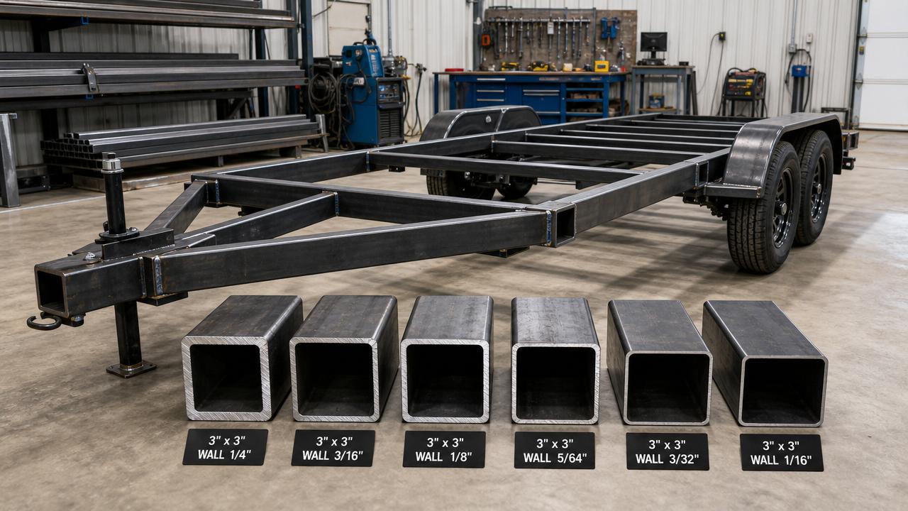 Trailer Square Tubing: Strength, Weight, and Cost