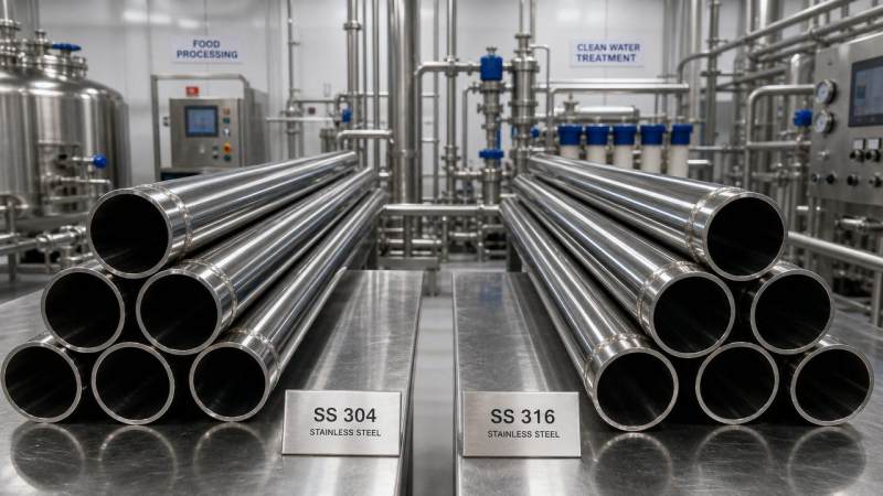 SS 304 Pipe vs 316 Pipe: Which One Fits Food, Water, and General Industrial Use? SS 304 Pipe vs 316 Pipe: Which One Fits Food, Water, and General Industrial Use?