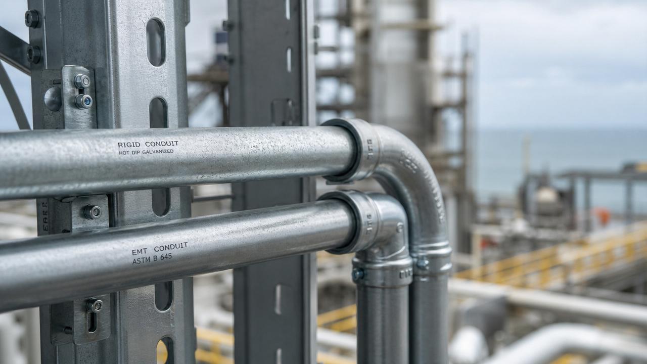 Galv Electrical Conduit vs EMT: Which One Fits Damp and Corrosive Areas?