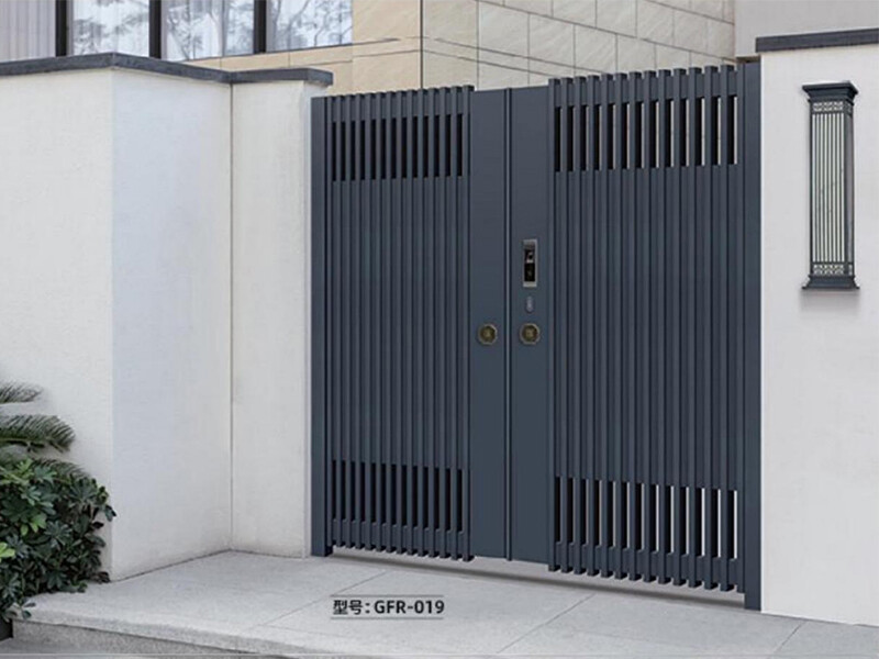 Thickened aluminum alloy courtyard gate, electric sliding gate