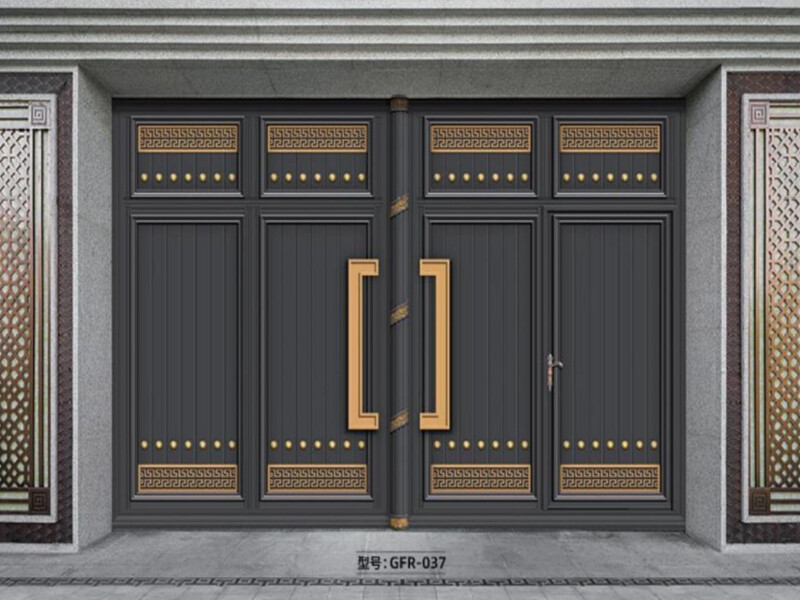 Thickened aluminum alloy courtyard gate, electric sliding gate