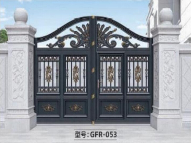 Thickened aluminum alloy courtyard gate, electric sliding gate