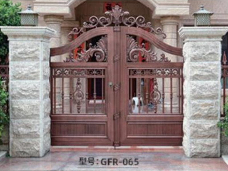 Thickened aluminum alloy courtyard gate, electric sliding gate