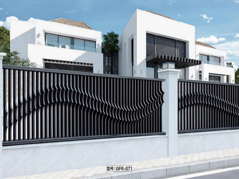 Aluminum alloy guardrail