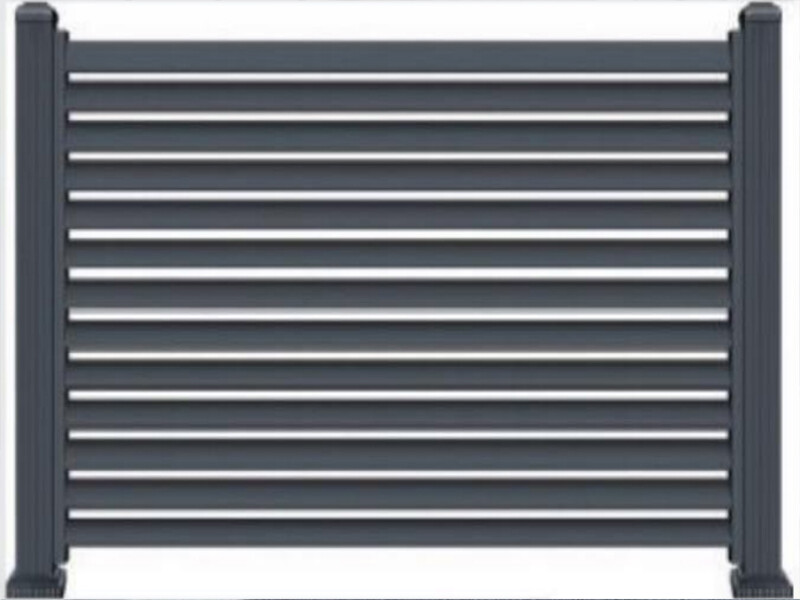 Aluminum alloy guardrail