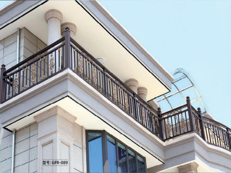 Aluminum alloy guardrail