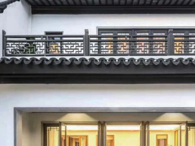 Aluminum alloy guardrail