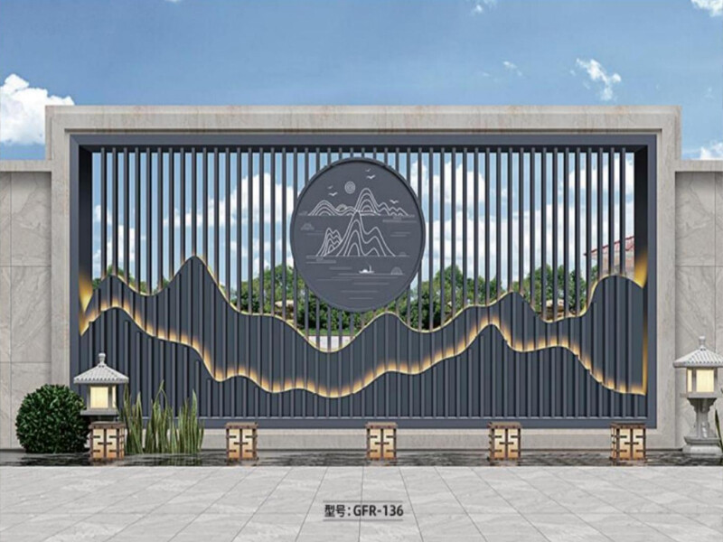 Aluminum alloy fence