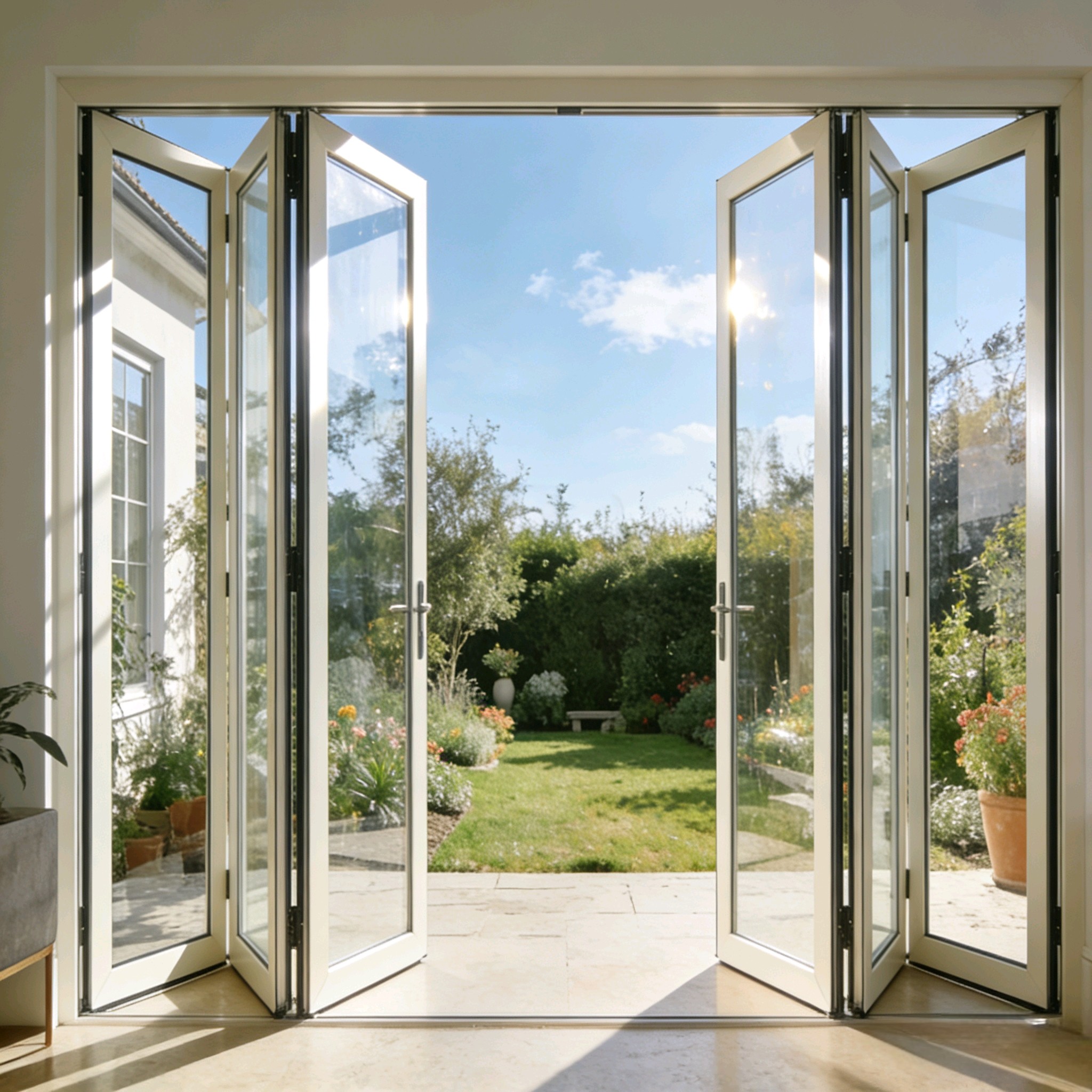 Luvindow Top Brand High Quality Aluminium Steel Hinge Stainless Energy Efficient Hurricane Sliding Door