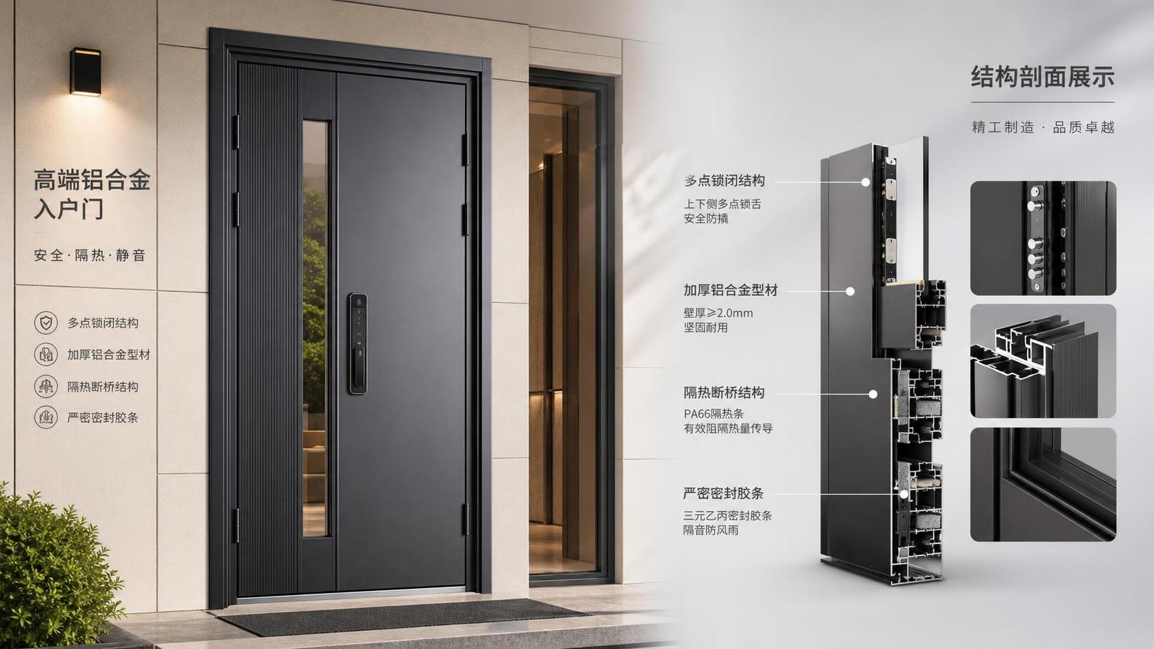 How to Choose Aluminum Entry Doors for Security, Insulation, and Curb Appeal
