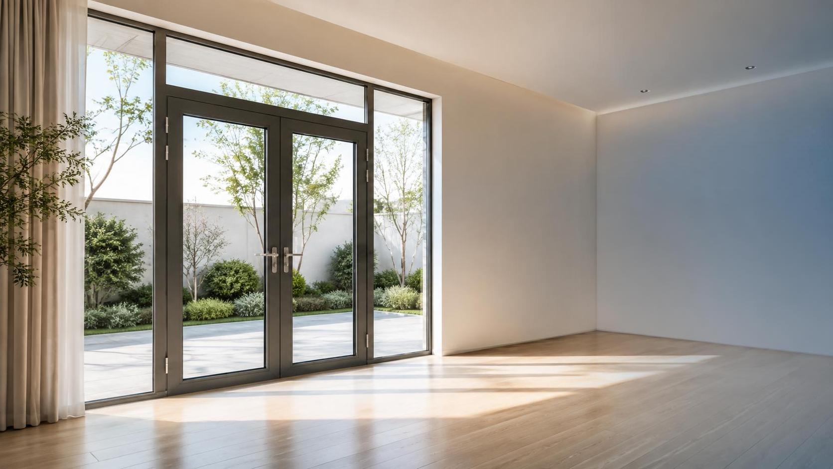 How aluminum French doors affect daylight in residential projects