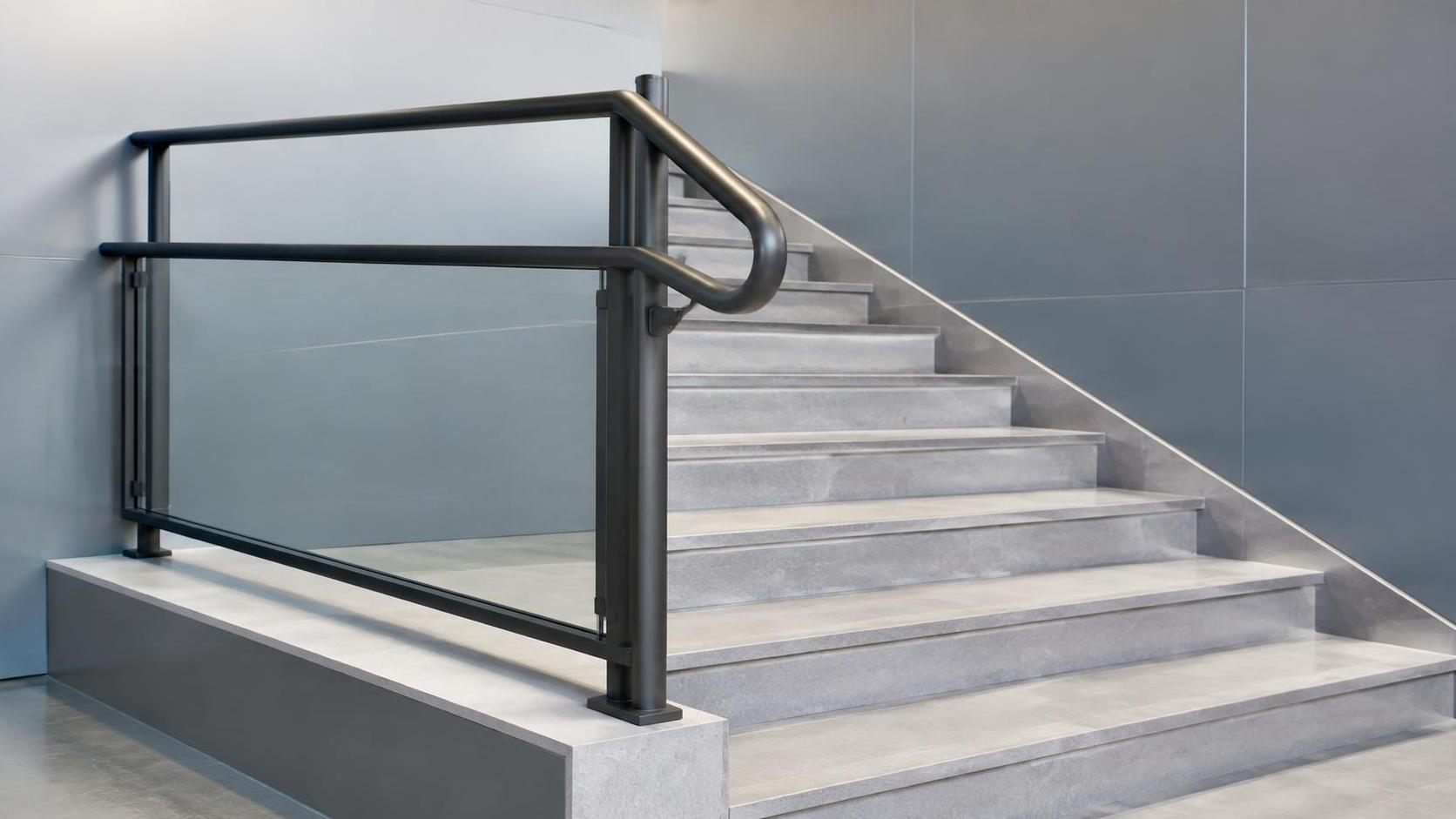 When stair handrails require a continuous return at the end