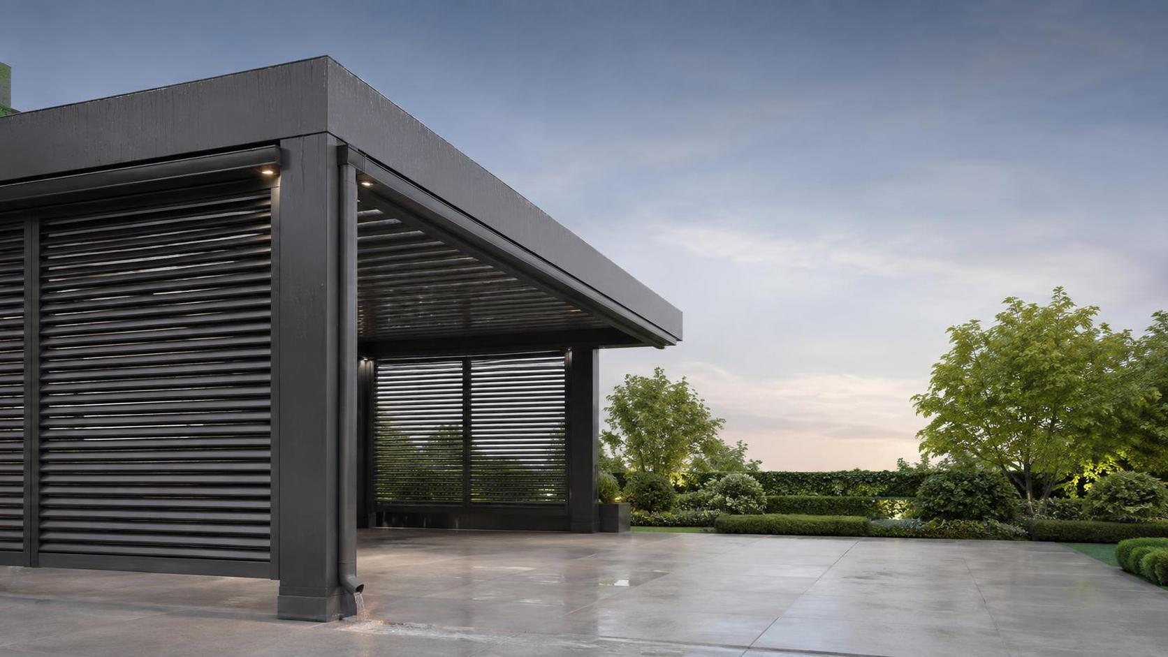 What makes an aluminum pergola durable in year-round outdoor use?